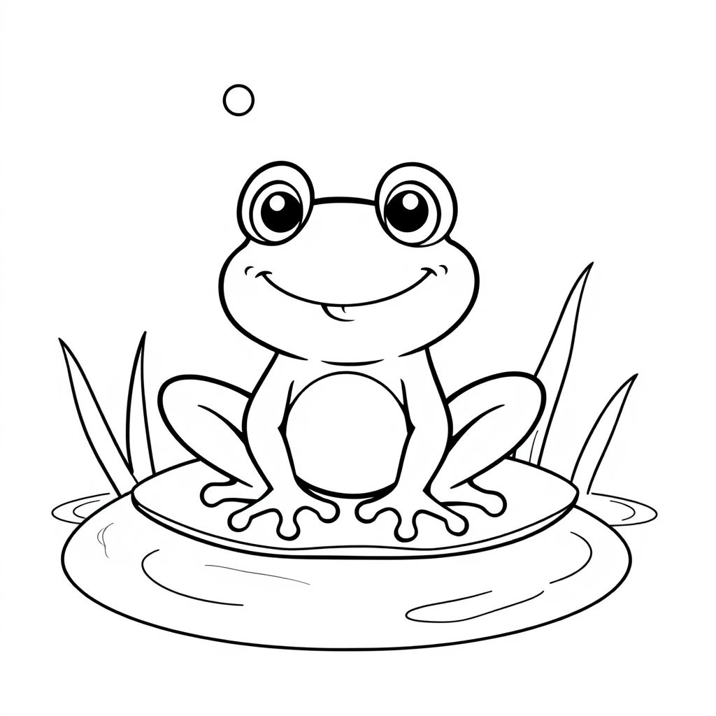 Khám phá thế giới sắc màu với hình tô màu ếch con dễ thương! Hãy để trí tưởng tượng bay xa cùng những gam màu rực rỡ!