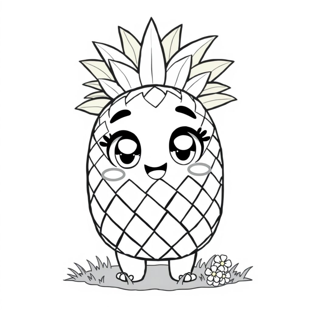 Khám phá thế giới vui nhộn của quả dứa với hình tô màu dứa chibi đáng yêu này! Thích hợp để sáng tạo và thư giãn cùng bé yêu, mang đến những giờ phút vui vẻ và tràn đầy màu sắc.