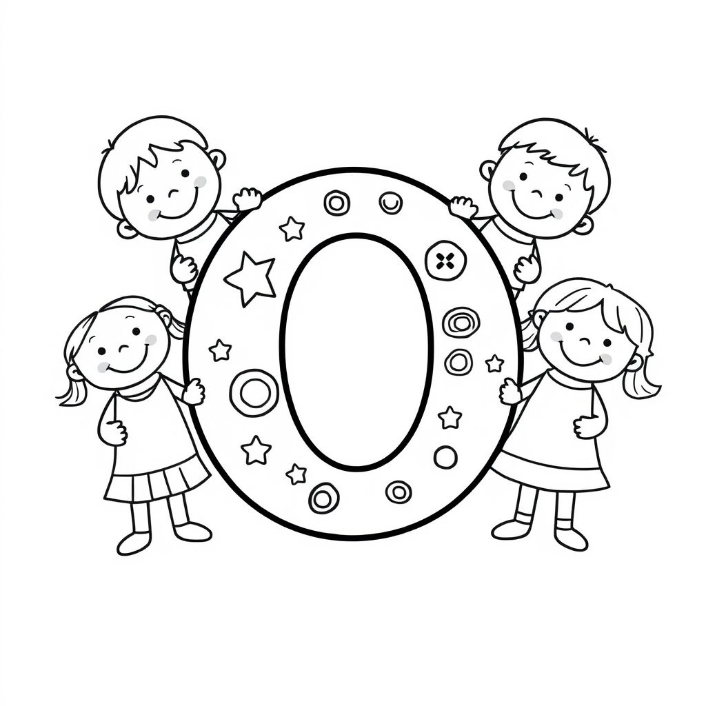 Khám phá hình tô màu số 0 giúp bé phát triển kỹ năng tay, rèn luyện sự khéo léo và sáng tạo qua từng nét vẽ vui nhộn!