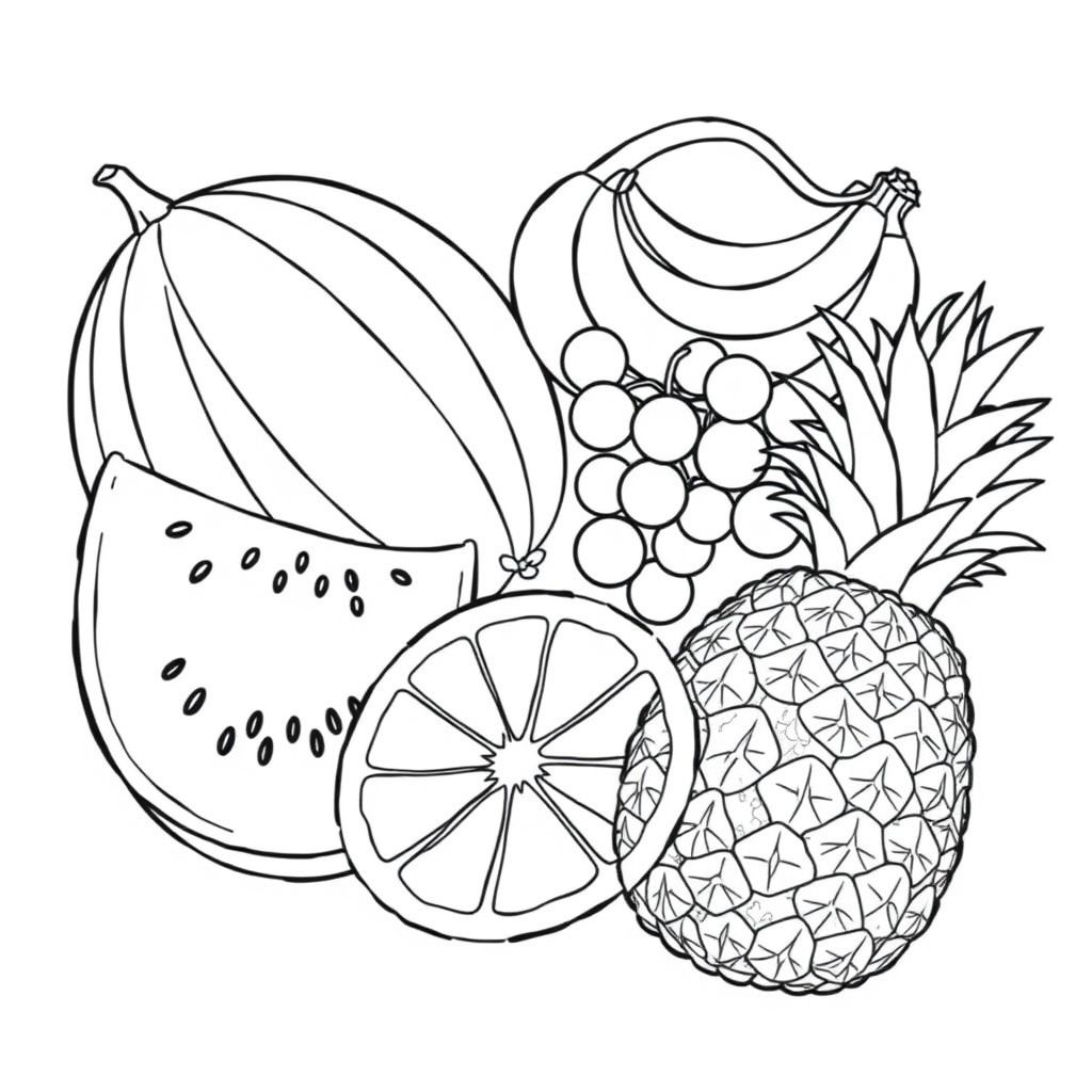 Khám phá thế giới trái cây mùa hè vui nhộn qua bản tô màu tươi sáng này! Những hình tô màu trái cây mùa hè đầy màu sắc sẽ đem lại niềm vui và sáng tạo cho bé yêu của bạn.