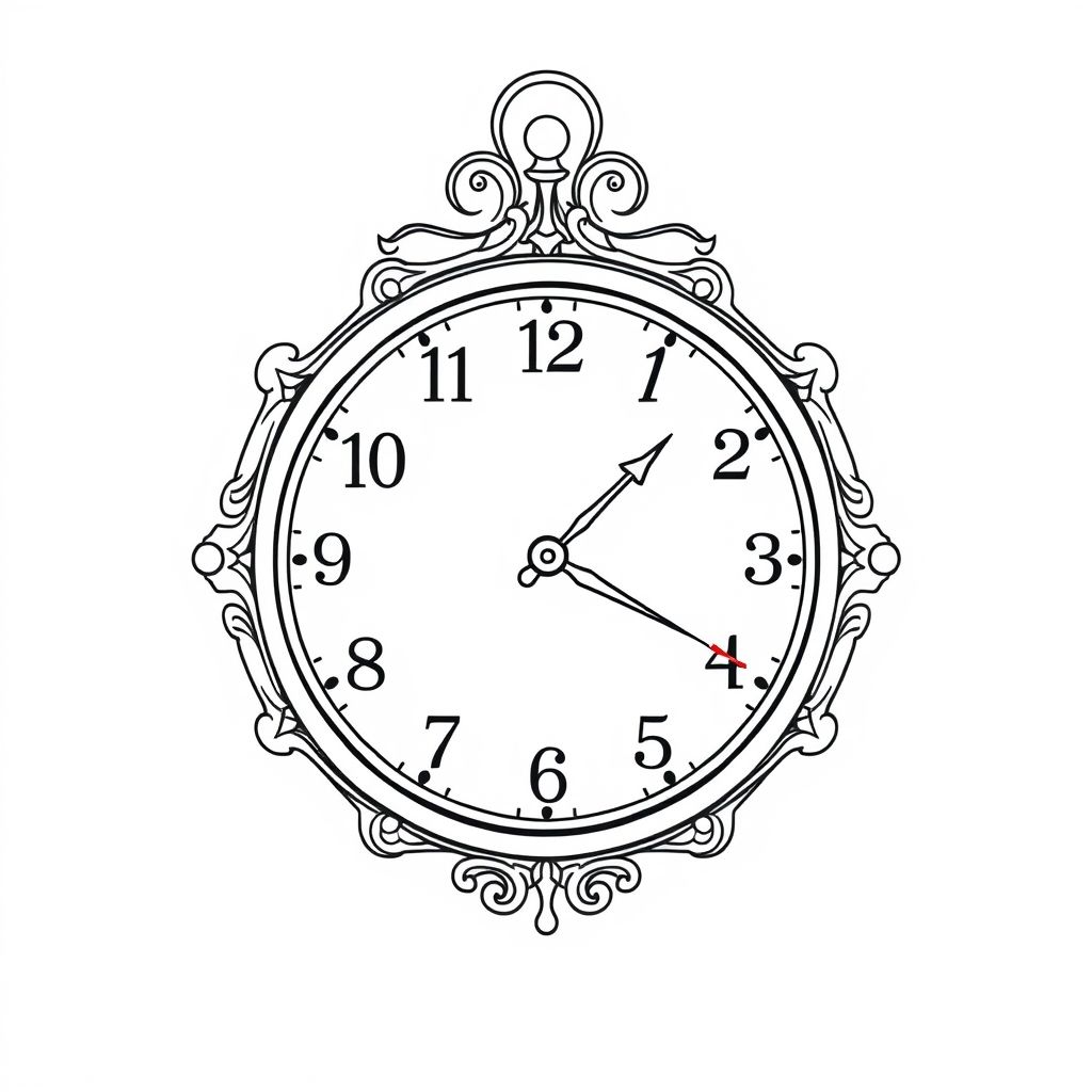 Khám phá thế giới sáng tạo với hình tô màu đồng hồ treo tường cổ điển, mang nét đẹp tinh tế của chiếc đồng hồ thời xưa.