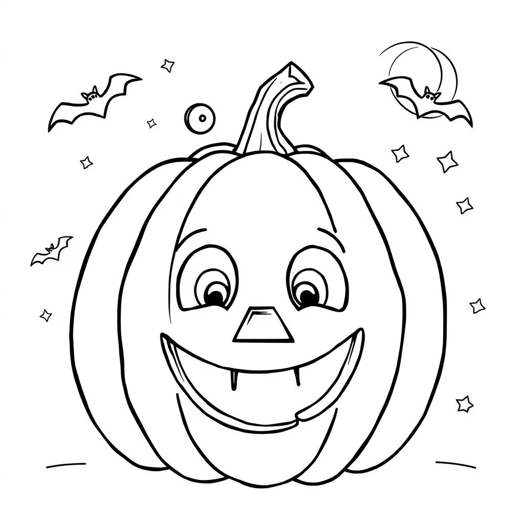 Khám phá thế giới sáng tạo với hình vẽ bí ngô Halloween dành cho trẻ em, lý tưởng để tô màu và thêm phần vui nhộn cho mùa lễ hội bí ngô!