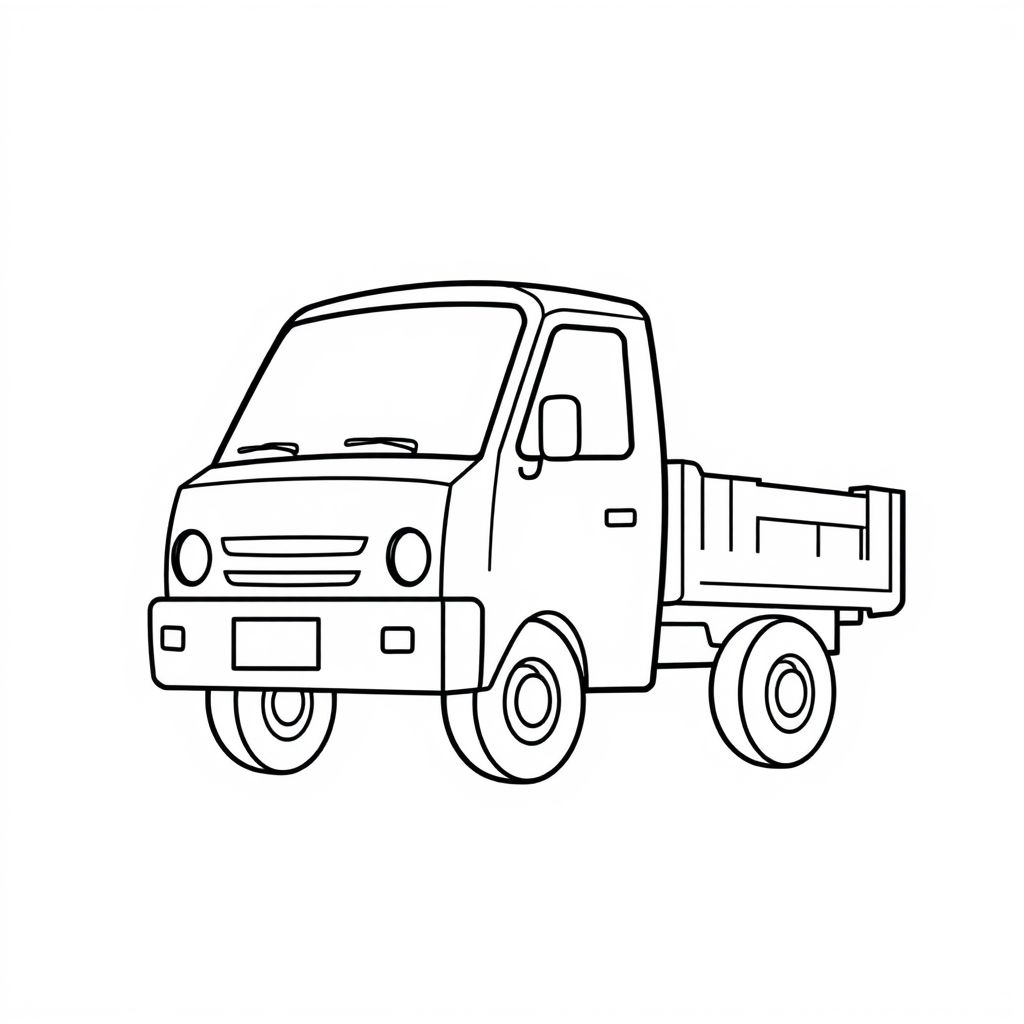 Hướng Dẫn Tô Màu Xe Tải Đơn Giản - Ý Tưởng Nghệ Thuật Sáng Tạo Cho Người Yêu Nghệ Thuật