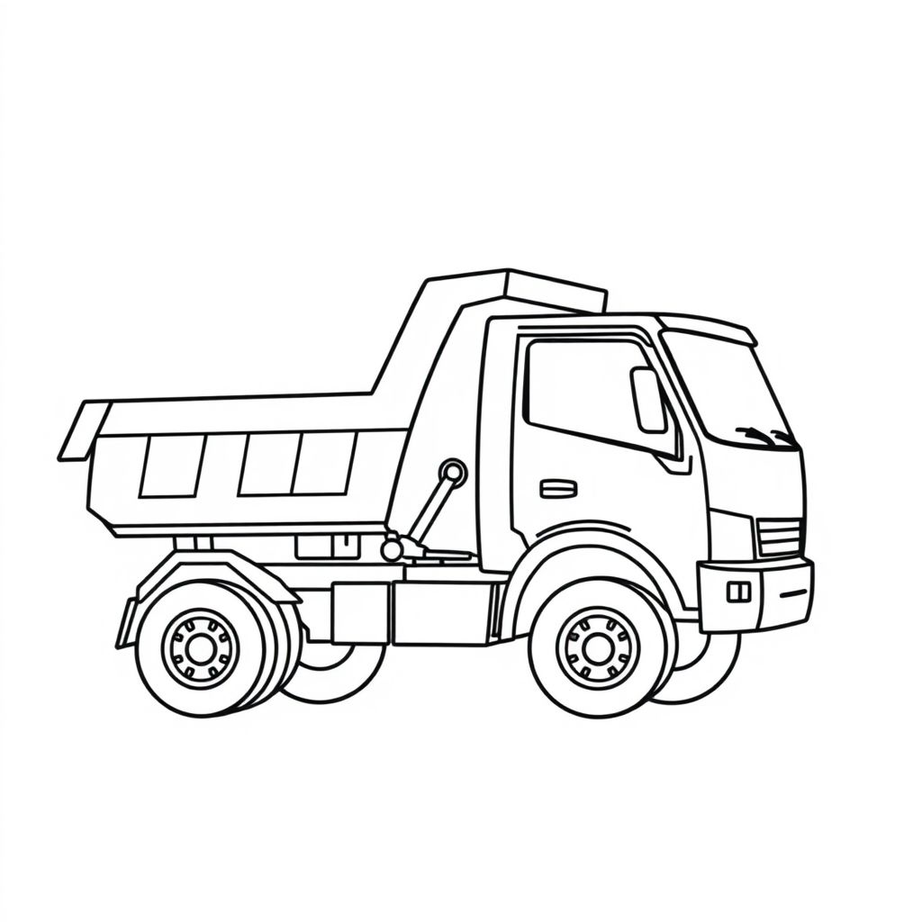 Khám phá thế giới xe tải ben qua hình tô màu sinh động, kích thích sáng tạo và giúp bé yêu yêu thích học hỏi về các phương tiện vận chuyển trong cuộc sống hàng ngày!