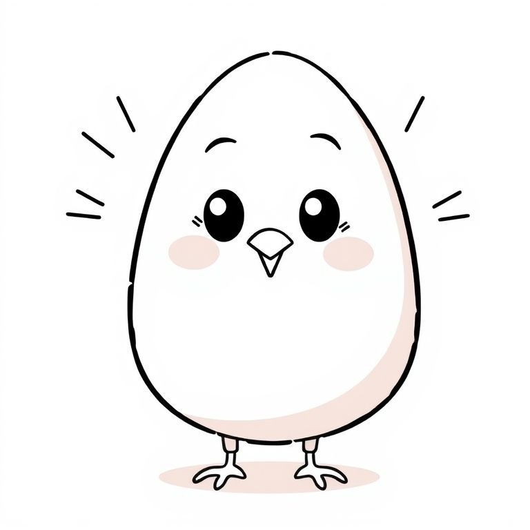 Hơn 90+ mẫu hình tô màu quả trứng gà ngộ nghĩnh miễn phí cho bé - Tải và in dễ dàng