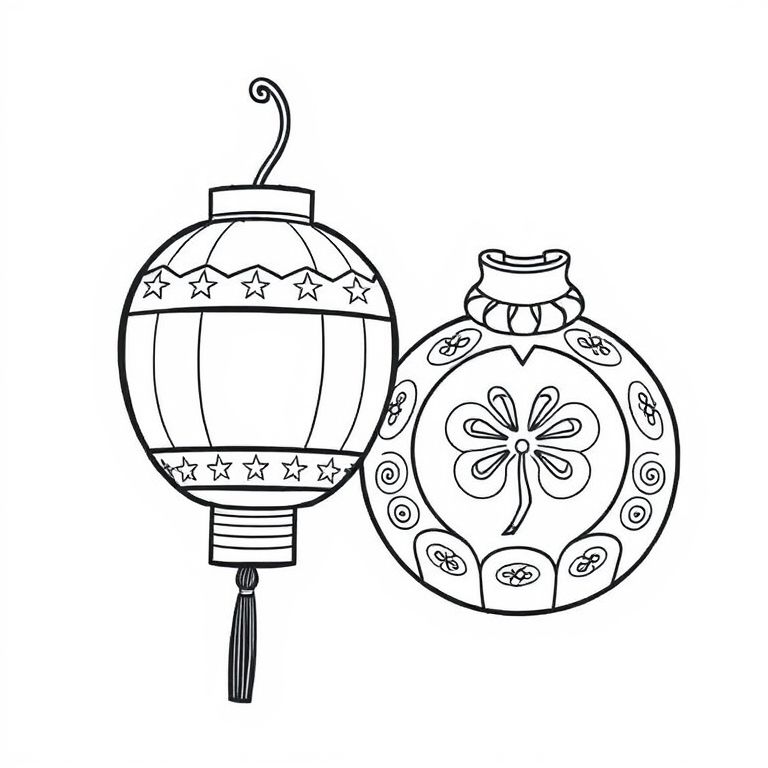 Khám phá thế giới sắc màu với hình tô màu lồng đèn lung linh, hòa quyện cùng hình ảnh bánh trung thu thơm ngon, mang đến mùa trung thu tràn đầy niềm vui và sáng tạo!
