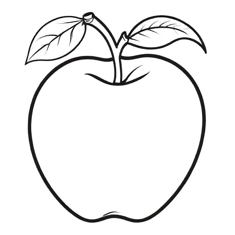 100+ mẫu hình tô màu quả táo và chiếc lá miễn phí cho bé - Tải, in, và chơi vui