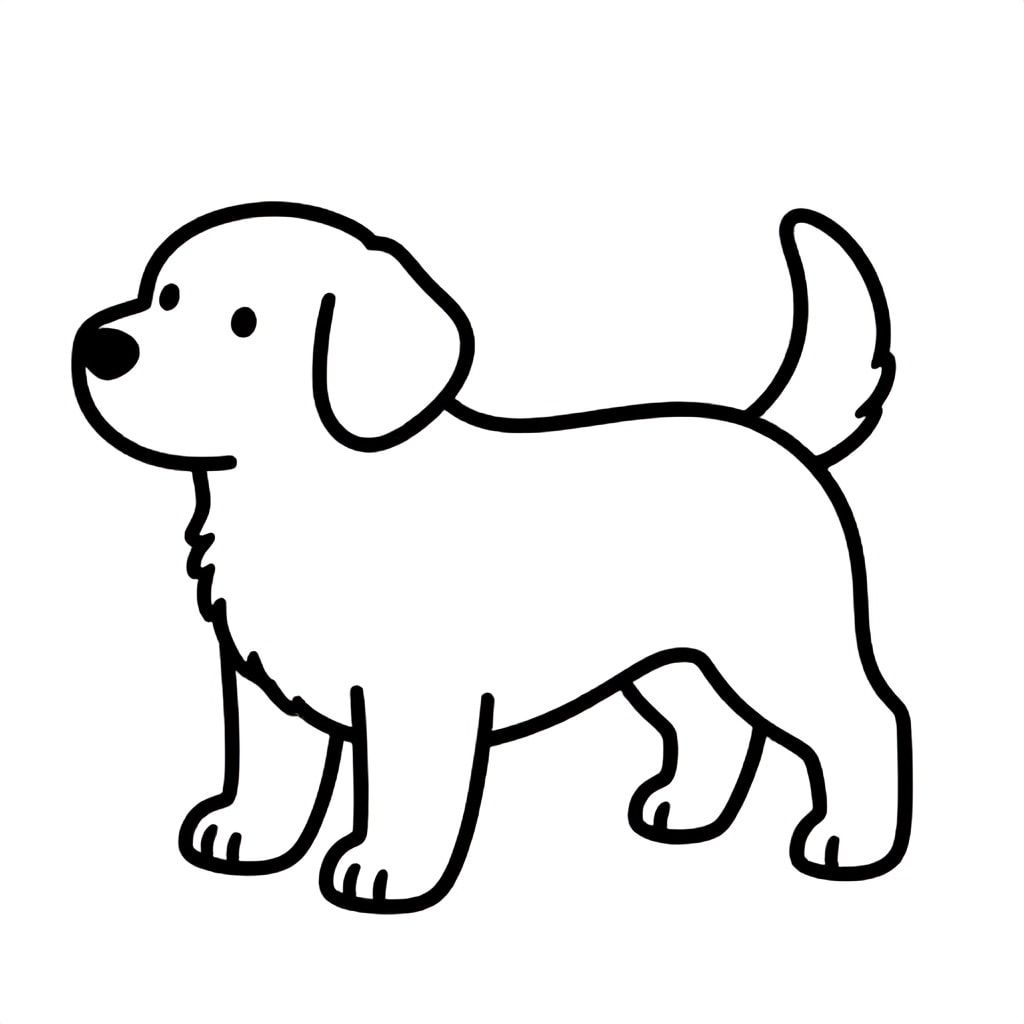 Hơn 80 mẫu hình tô màu con chó chơi đùa miễn phí, tải và in đẹp cho bé