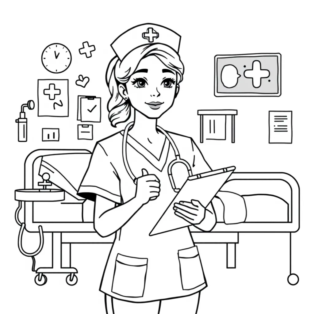 Tải Hình Tô Màu Điều Dưỡng Cho Bé Vui Chơi